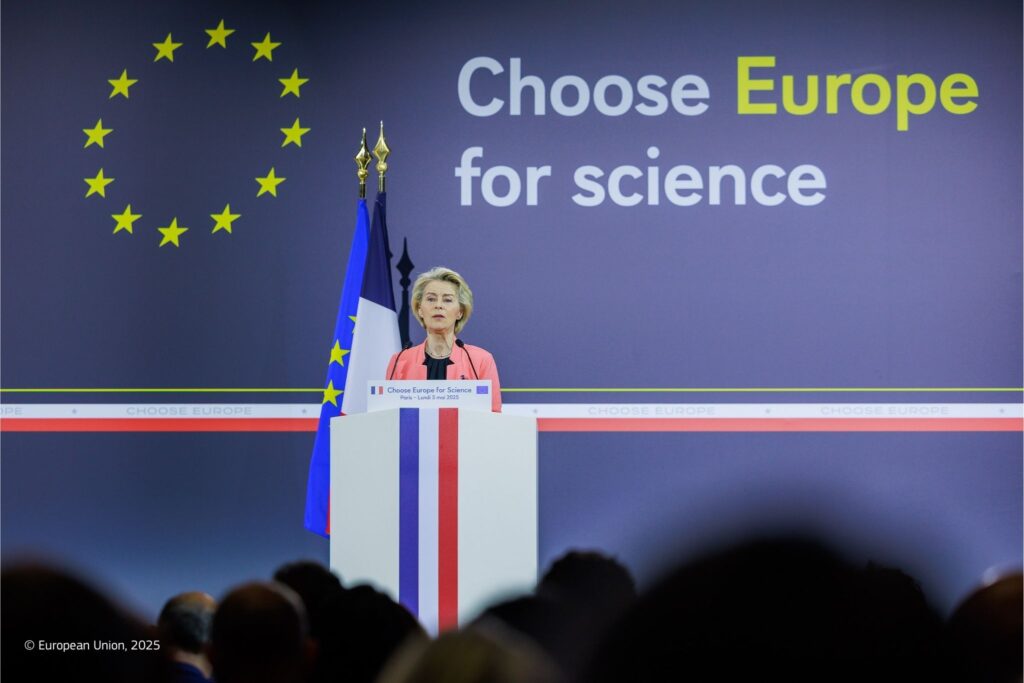 Von der Leyen: dall’Europa 500 milioni per attrarre scienziati da tutto il mondo